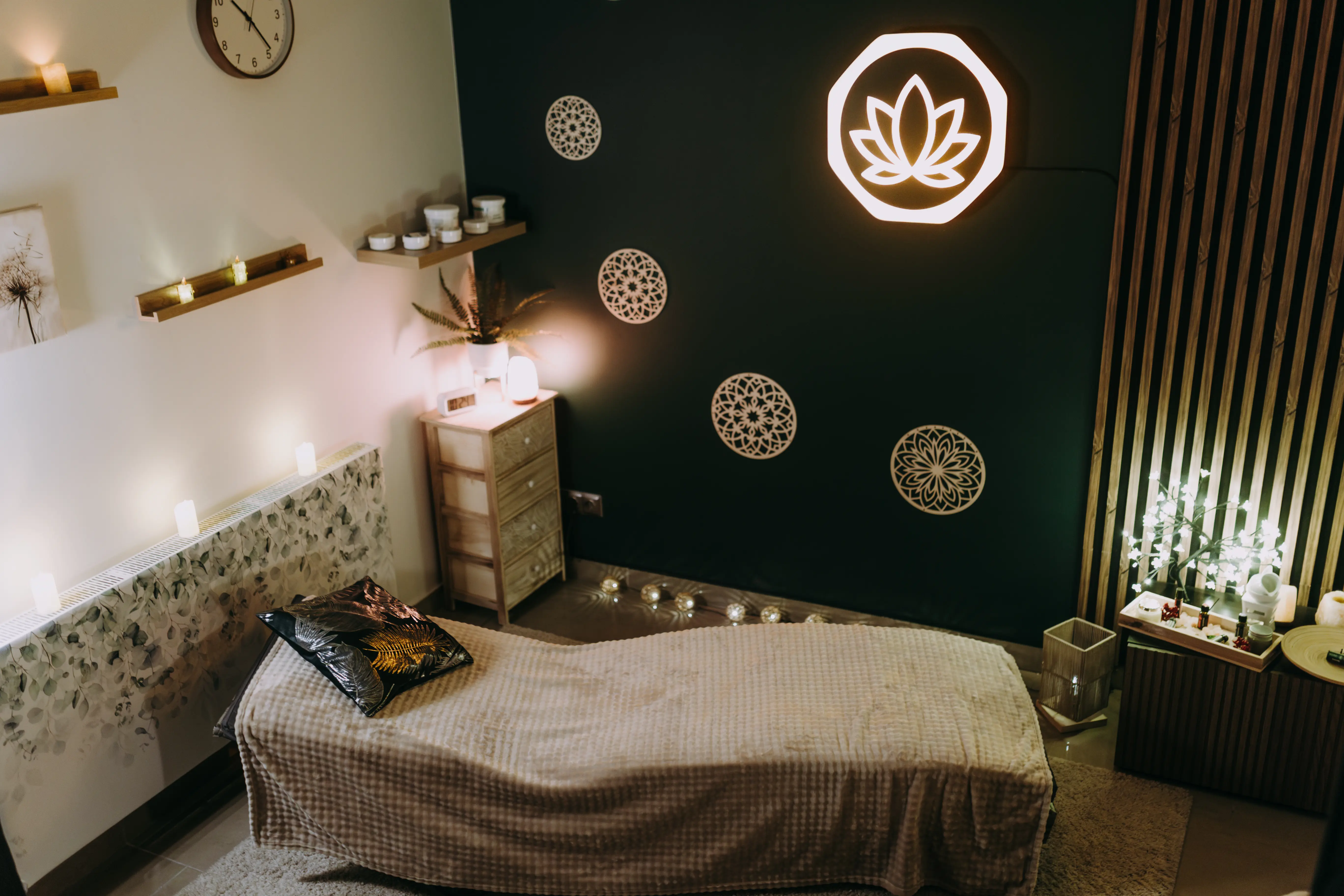 Przestrzeń gabinetu wellness